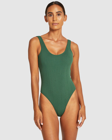 Take Me Back - Pine - One Piece Swimsuit