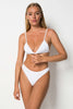 Phoenix Top - White Rib - Cantik Swimwear