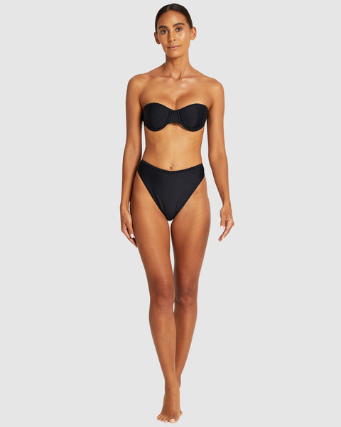 Easy Living - Black - Balconette Bikini Top